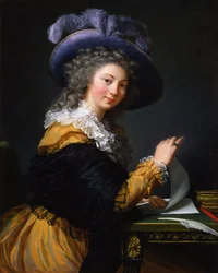 Comtesse de Cérès - Lady Folding a Letter